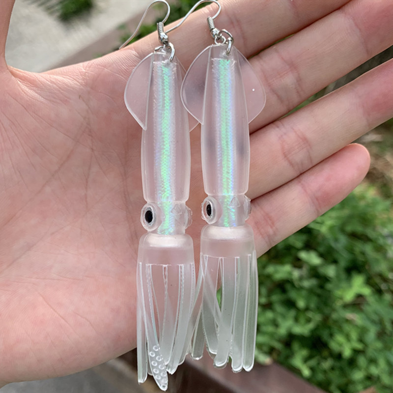 Noctilucence/Color Tube Squid  - Fishing Lure Soft Plastic のレビューと価格