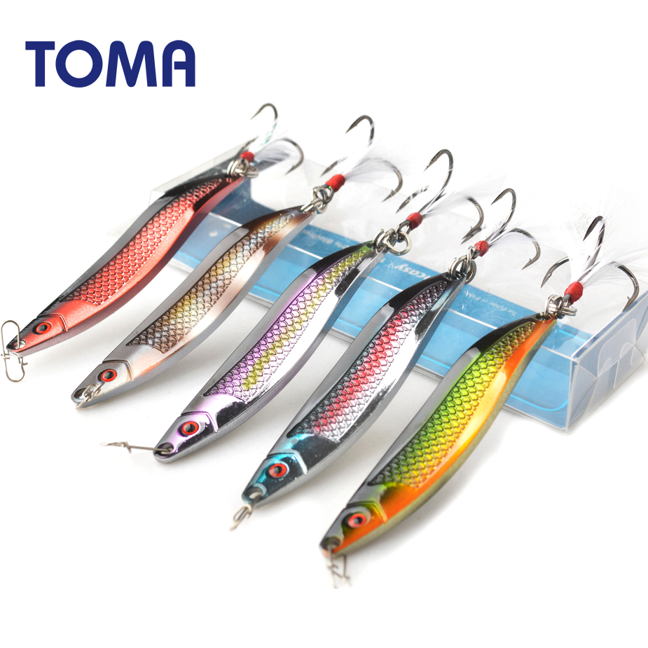 TOMA Metal Zinc Spoon Fishing  - Fishing Lure Crankbait のレビューと価格