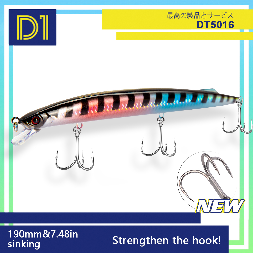 D1 Sea Fishing Minnow Lure 190 - Fishing Lure Jerkbait のレビューと価格