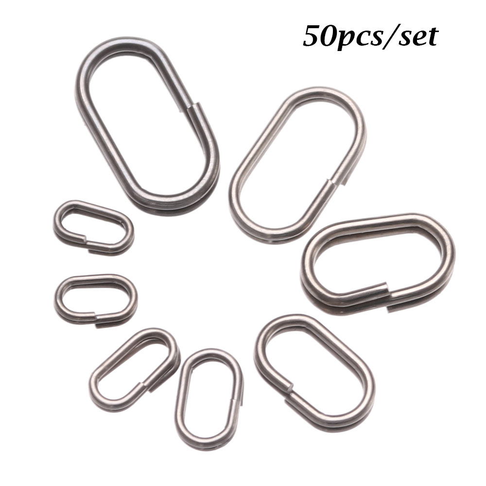 50 PCs/Lot 8/10/13/15/17/19mm  - Fishing Lure Accessories のレビューと価格
