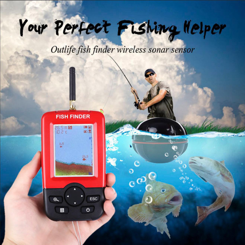 Display Portable fish finder e - Fishing Boat Depth Finder avis et prix