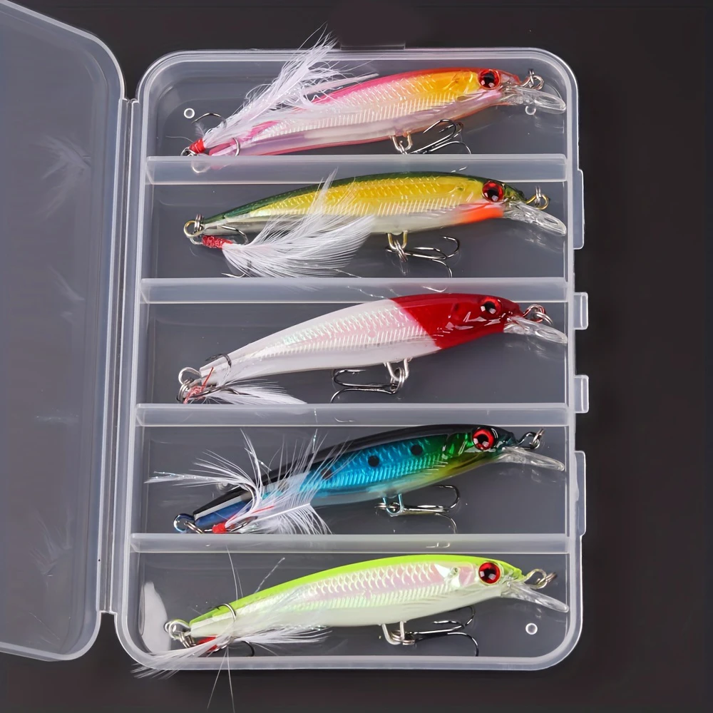 Laser 3D Eyes Bionic Minnow Fi - Fishing Lure Box のレビューと価格