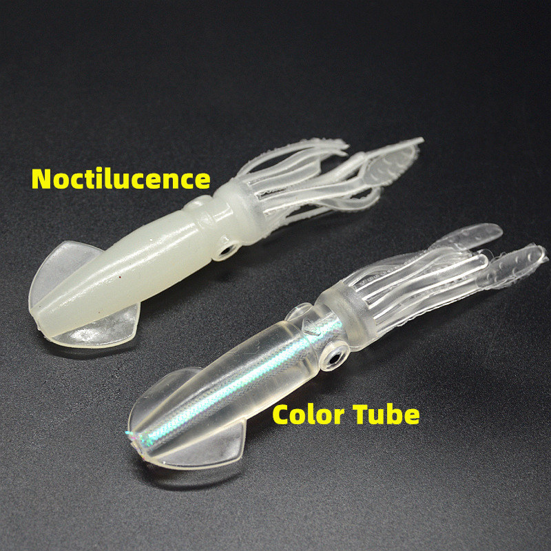 Noctilucence/Color Tube Squid  - Fishing Lure Soft Plastic のレビューと価格