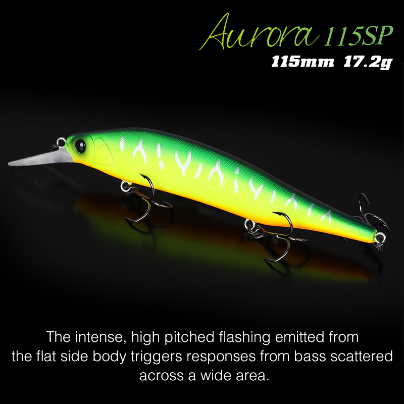TSURINOYA 115mm 17.2g Suspendi - Fishing Lure Jerkbait のレビューと価格