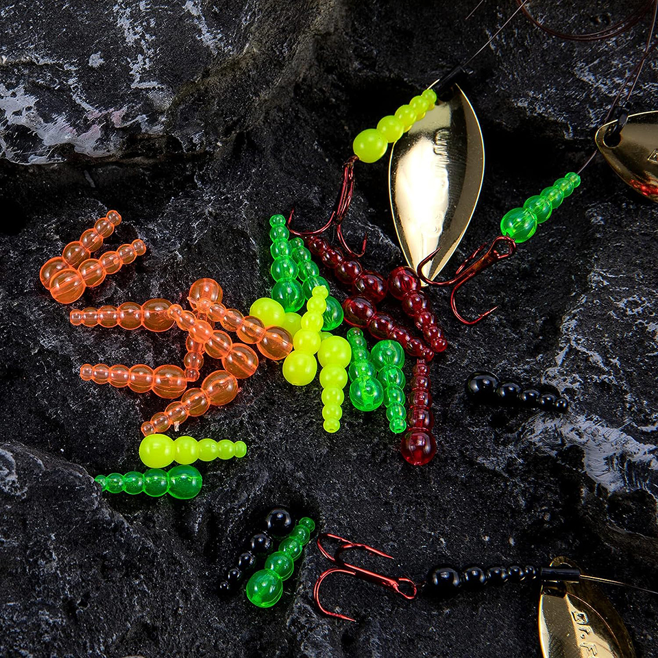 50PCS Stacked Fishing Beads Tr - Fishing Lure Spinner のレビューと価格