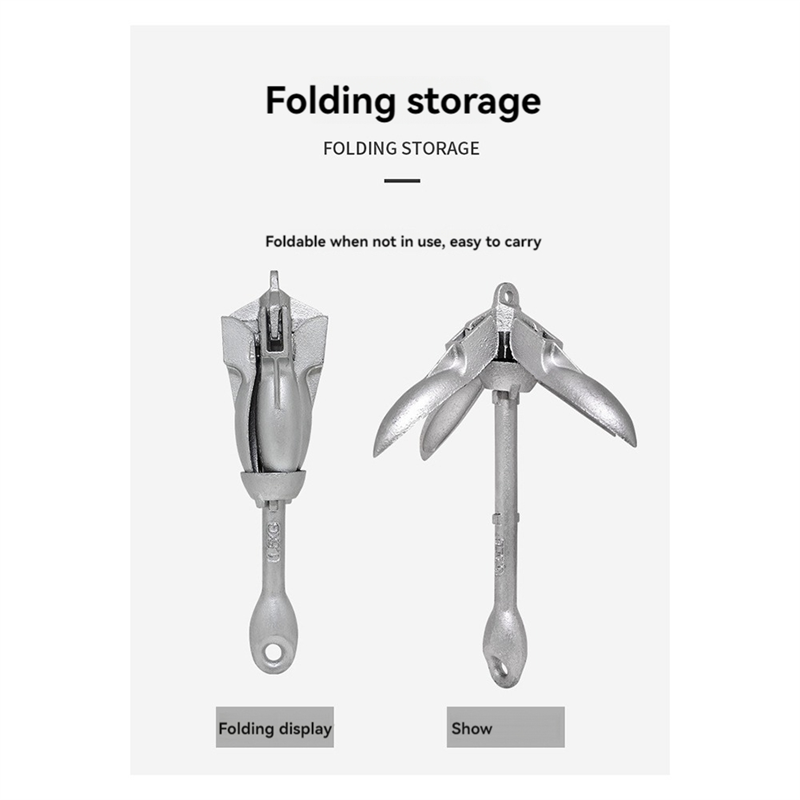 AB56-0.7KG Steel Folding Water - Fishing Boat Anchor avis et prix