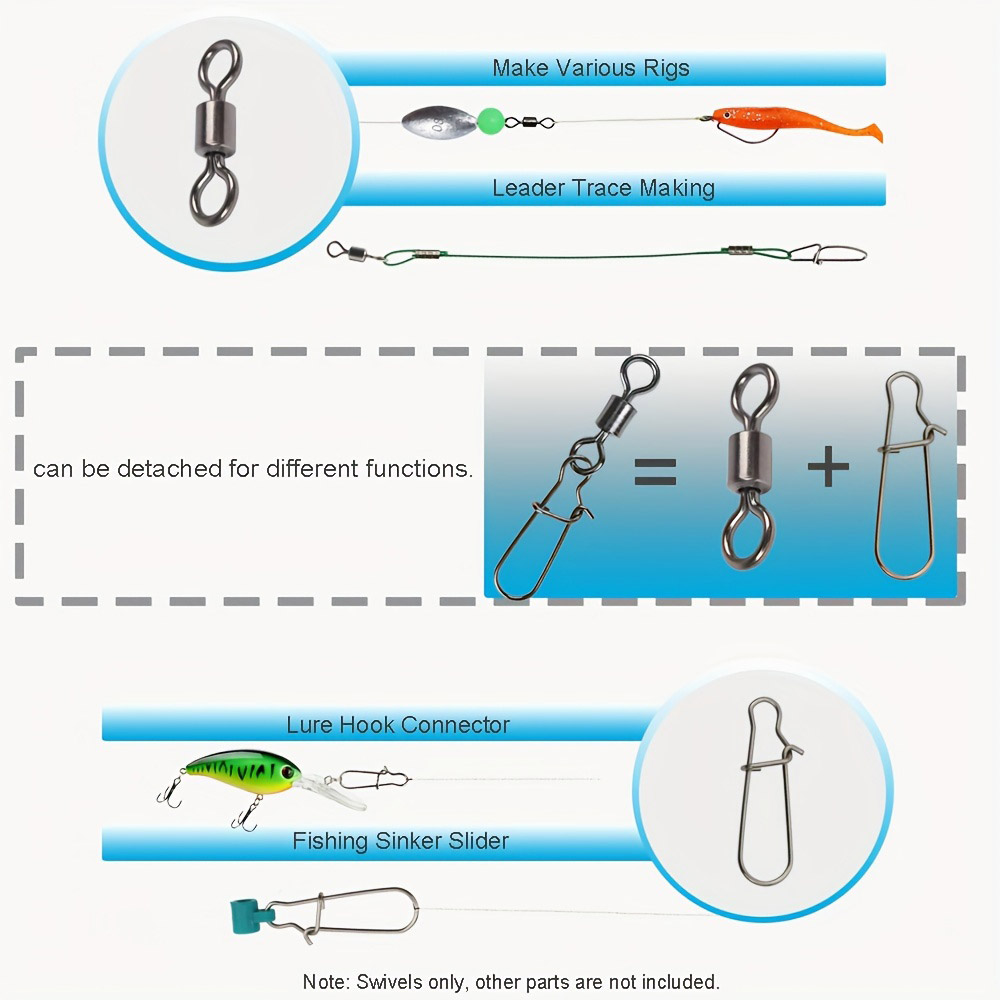 95/210 PCS Set Fishing Connect - Fishing Lure Making Kit のレビューと価格
