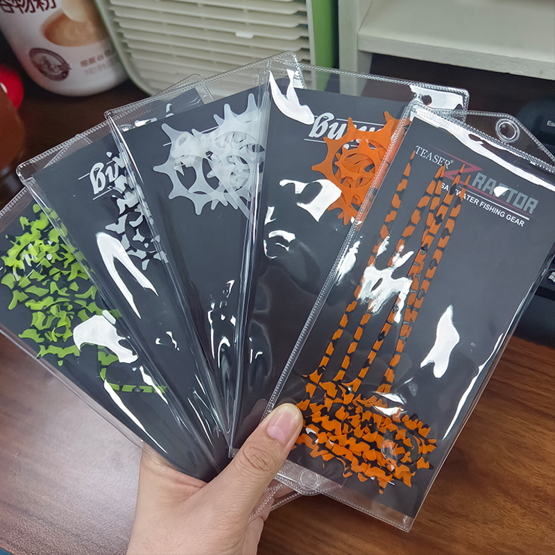 TEASER 5pcs SKIRT-18 145mm Sil - Fishing Lure Jig のレビューと価格
