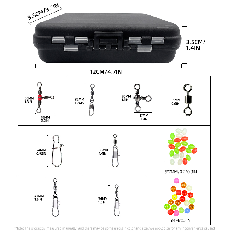 ShareShark 140Pcs fishing acce - Fishing Lure Box のレビューと価格