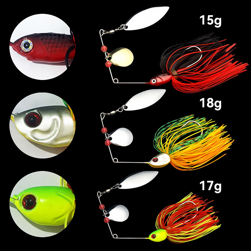 Bazooka 15g 18g Spinnerbait Fi - Fishing Lure Swimbait のレビューと価格