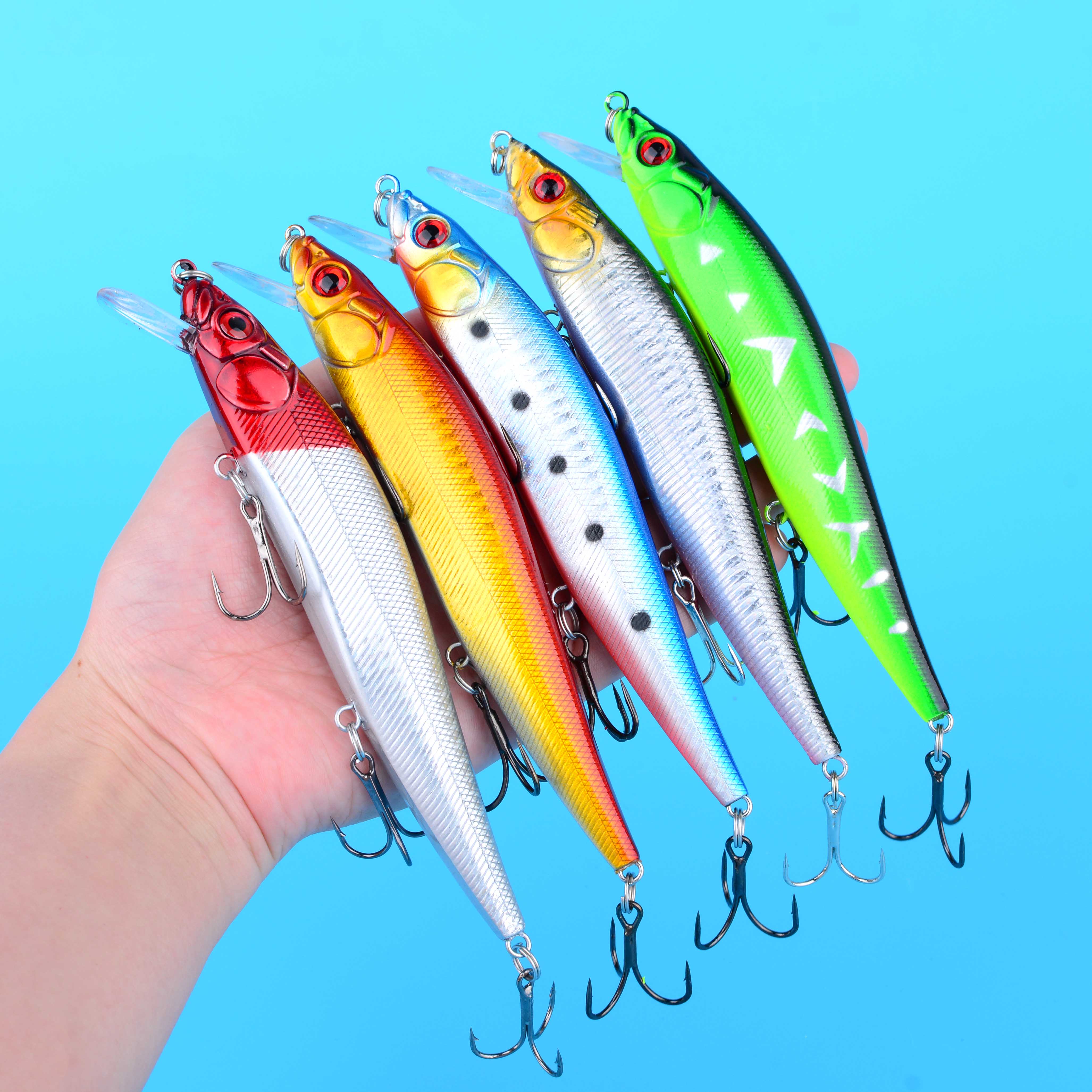 1pc Minnow Fishing Lure Floati - Fishing Lure Jerkbait のレビューと価格
