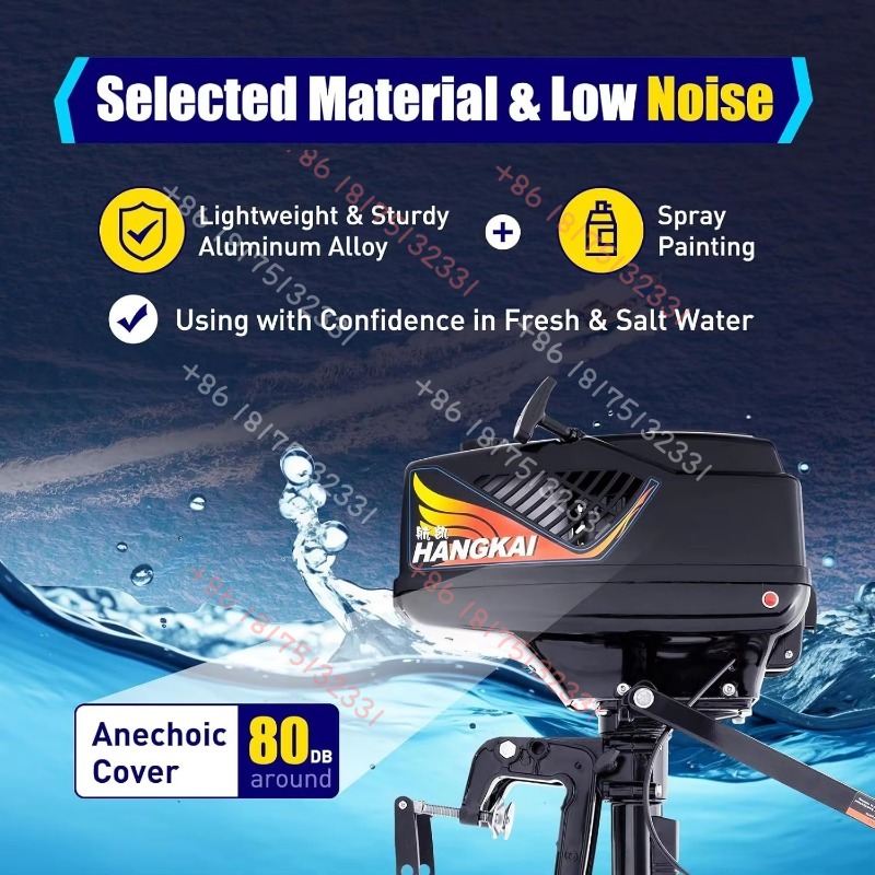 HANGKAI Outboard Motor, 3.6  2 - Fishing Boat Outboard Motor avis et prix