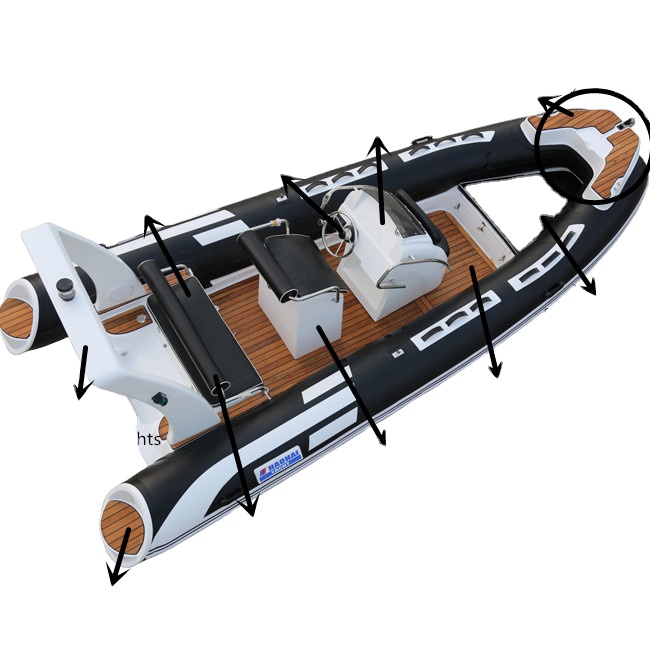 16ft 4.80m Hypalon Material Fi - Fishing Boat Fiberglass avis et prix