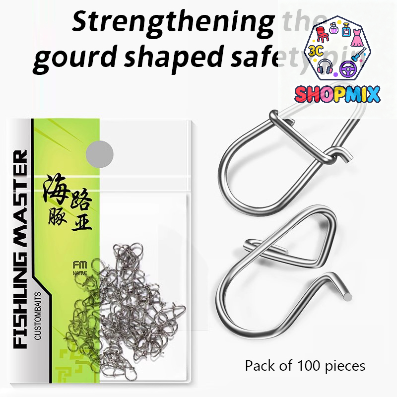 100Pcs Fishing Clips Fast Cran - Fishing Lure Kit のレビューと価格