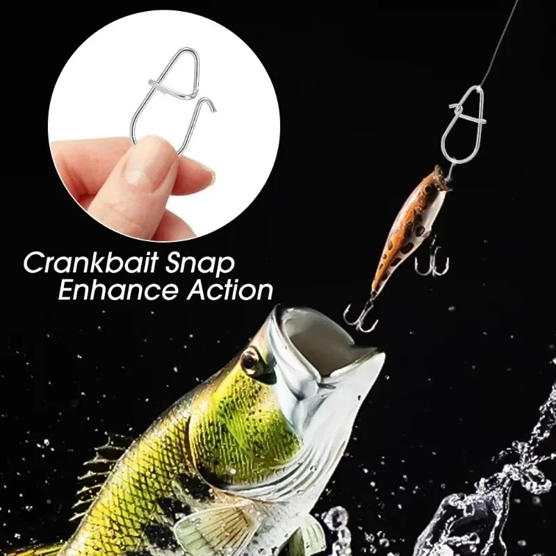 100/200PCS Stainless Steel Fis - Fishing Lure Accessories のレビューと価格