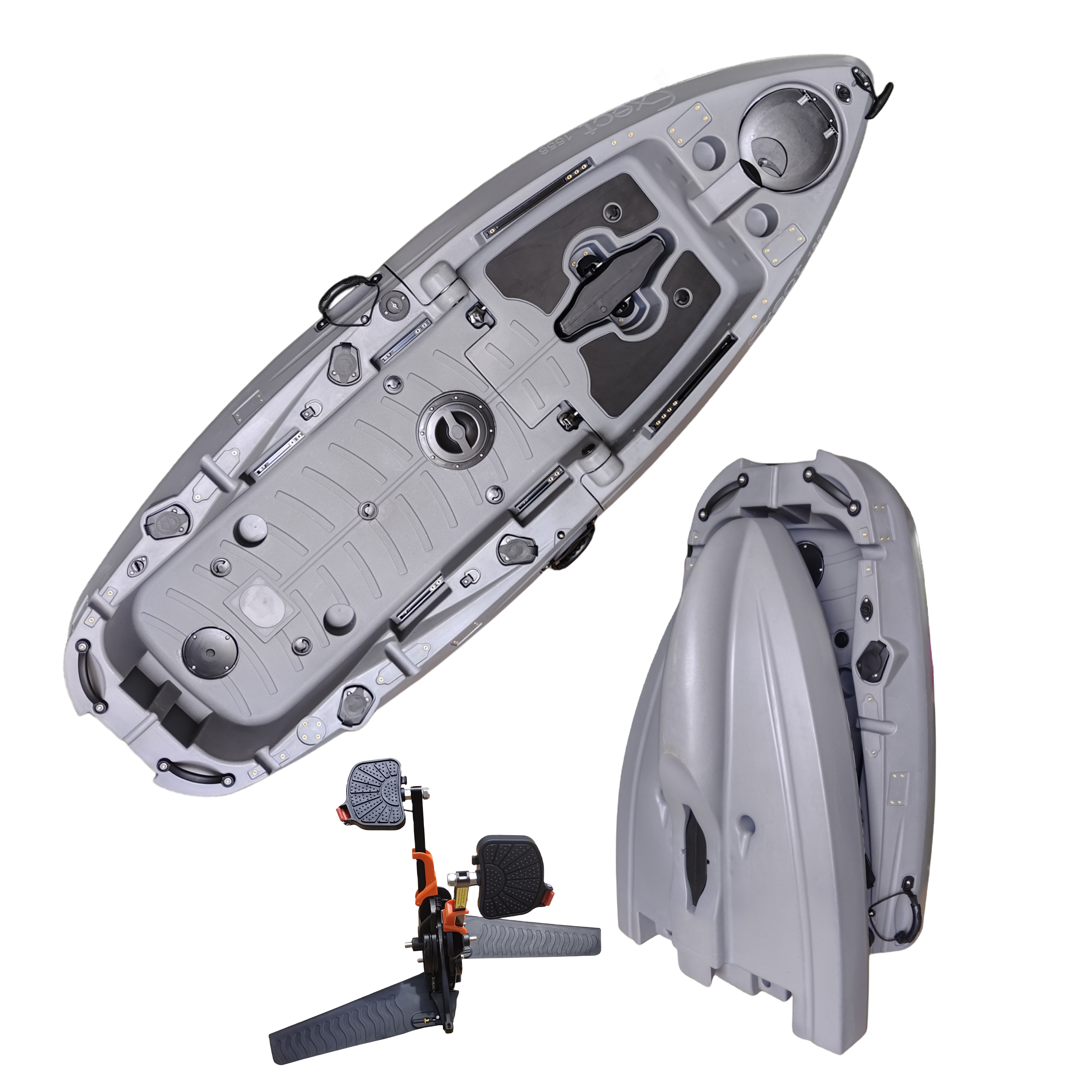 Plastic Kayak Pedal Kayak Fish - Fishing Boat Aluminum avis et prix