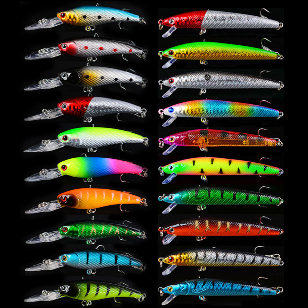 20pcs/lot Minnow Fishing Lures - Fishing Lure Crankbait のレビューと価格