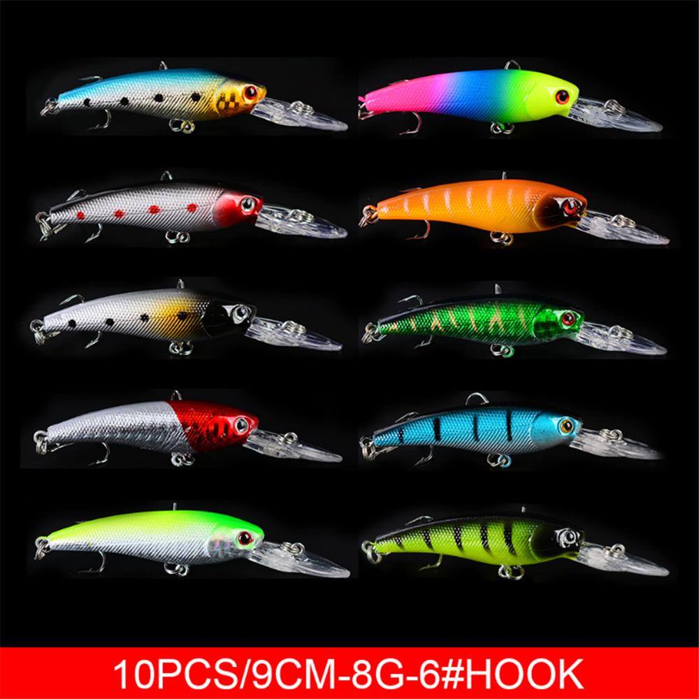 20pcs/lot Minnow Fishing Lures - Fishing Lure Crankbait のレビューと価格