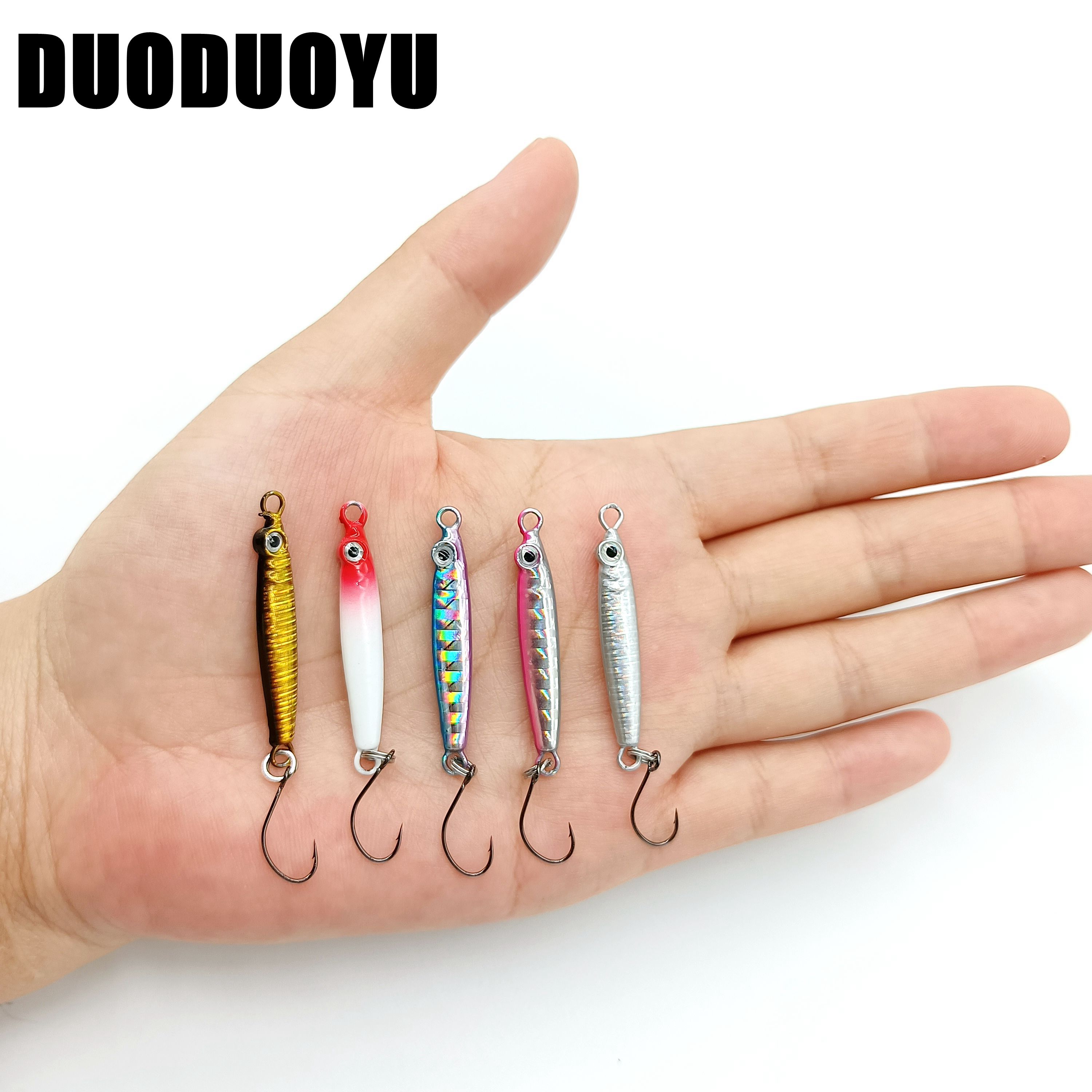 DUODUOYU 5PCS Mini  Metal Jig  - Fishing Lure Soft Plastic のレビューと価格