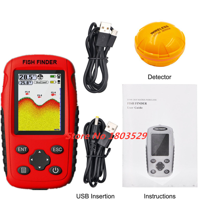 Update 200M Portable Sonar Fis - Fishing Boat Depth Finder avis et prix