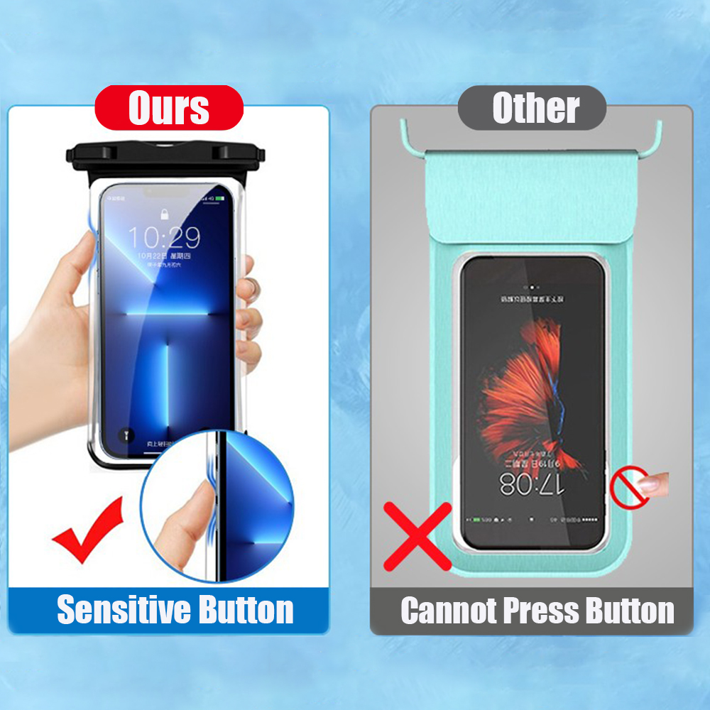 Waterproof Phone Case Swimming - Fishing Boat Cover avis et prix