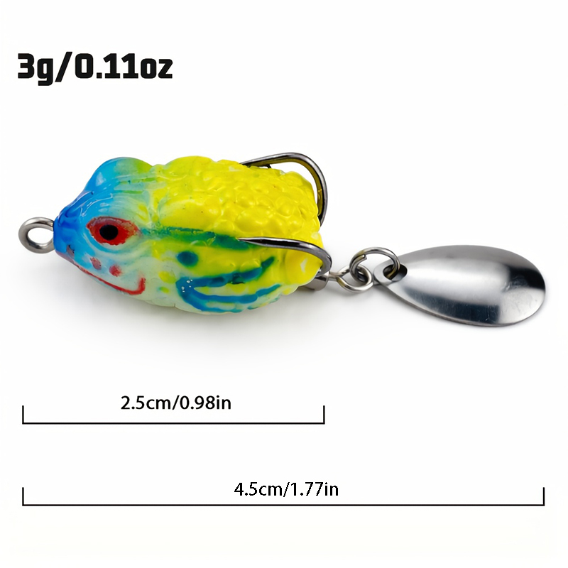 8pcs Topwater Frog Fishing Lur - Fishing Lure Blade Bait のレビューと価格
