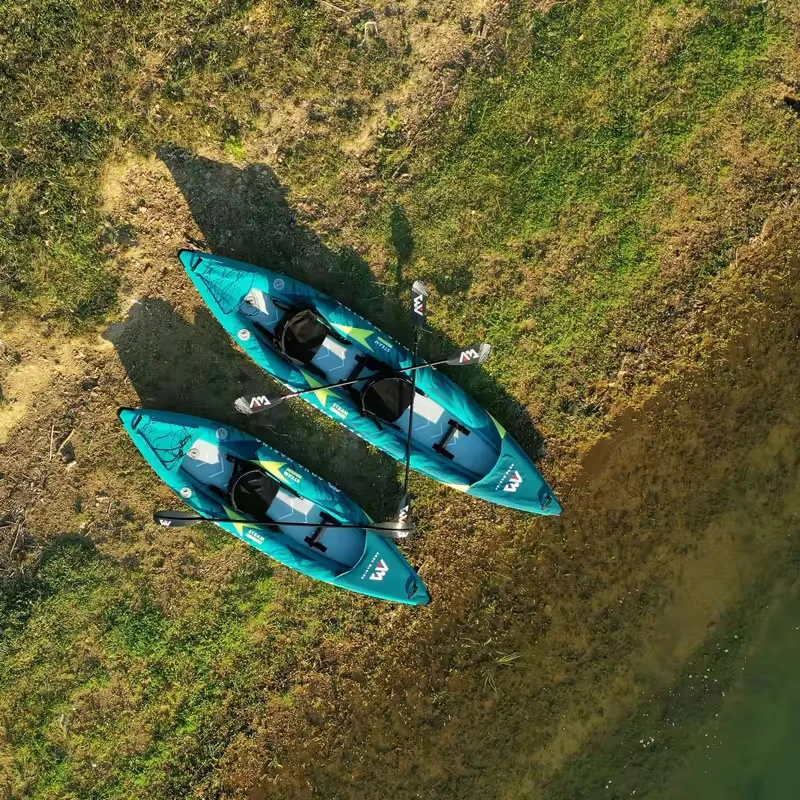 Canoe Kayak Inflatable Boat 1- - Fishing Boat Paddle avis et prix