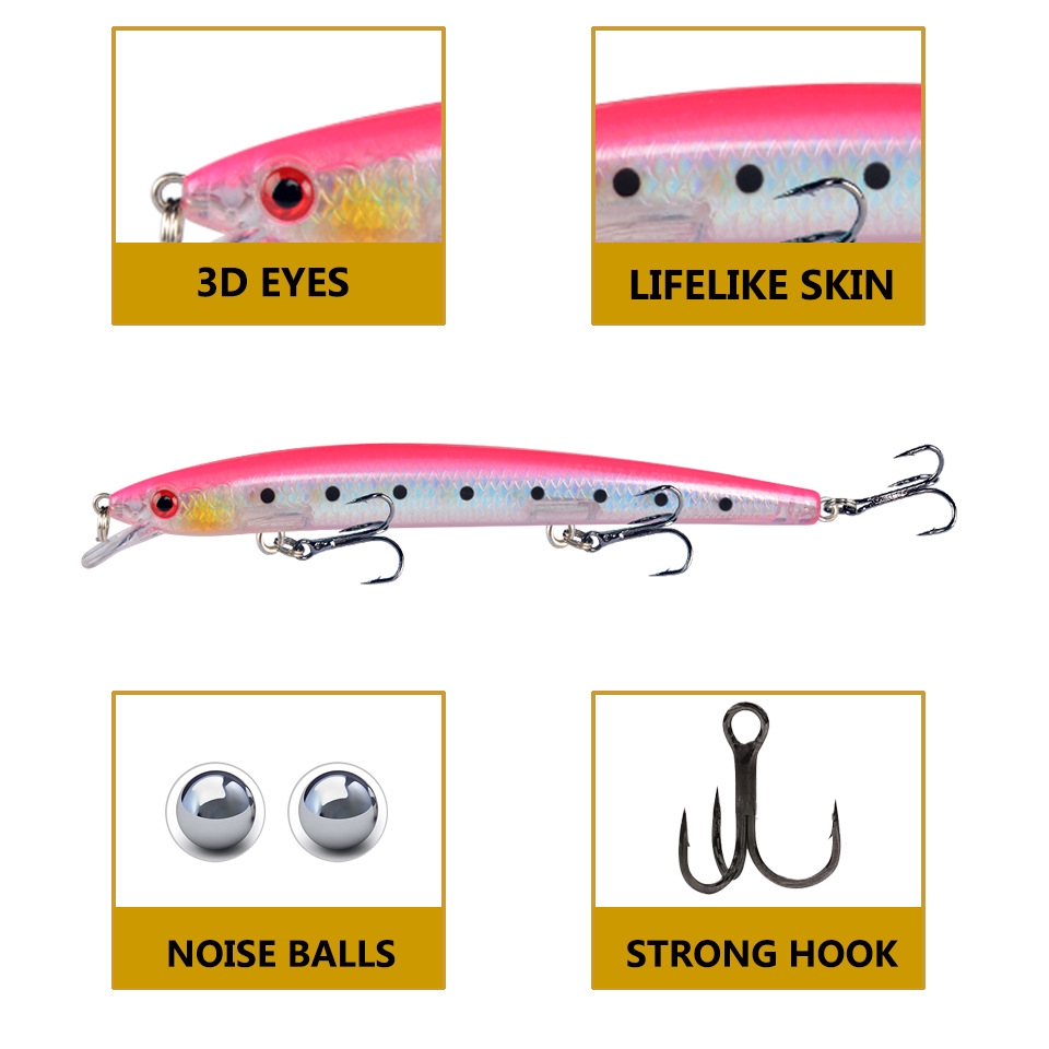 Minnow Fishing Lure 13.5cm 15. - Fishing Lure Buzzbait のレビューと価格