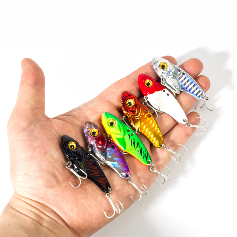 6PCS Metal VIB Lure 5g 7g 10g  - Fishing Lure Spoon のレビューと価格