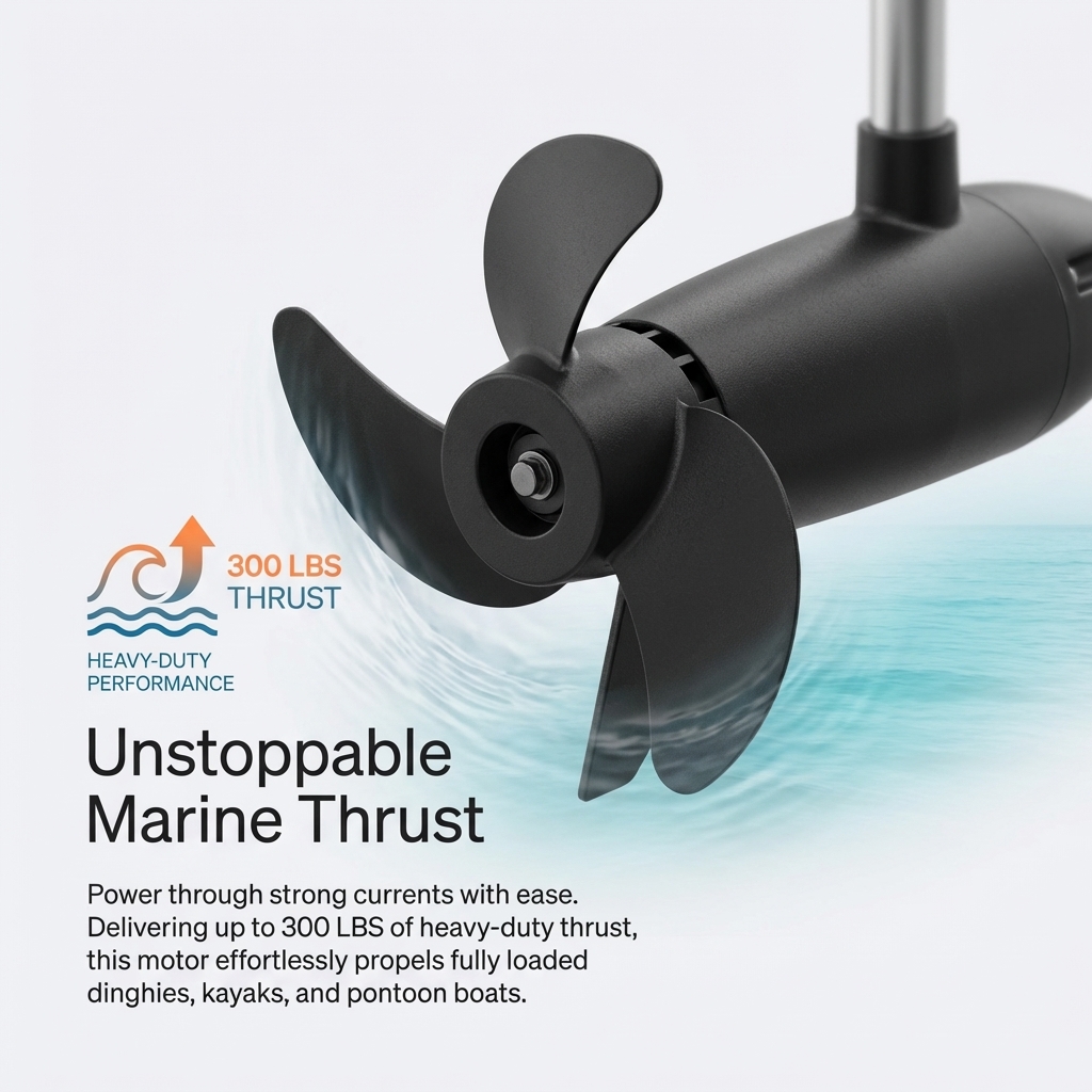 240LBS 300LBS High Thrust Brus - Fishing Boat Outboard Motor avis et prix
