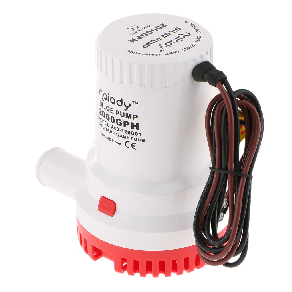 Electric Bilge Pump 2000GPH Su - Fishing Boat Bilge Pump avis et prix