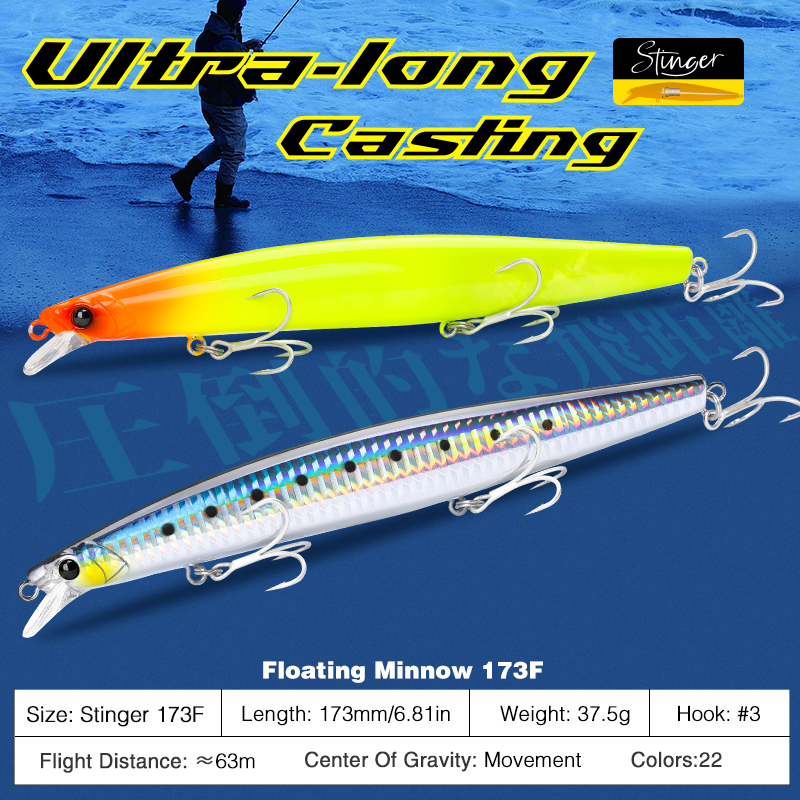 TSURINOYA Shore Fishing STINGE - Fishing Lure Popper のレビューと価格