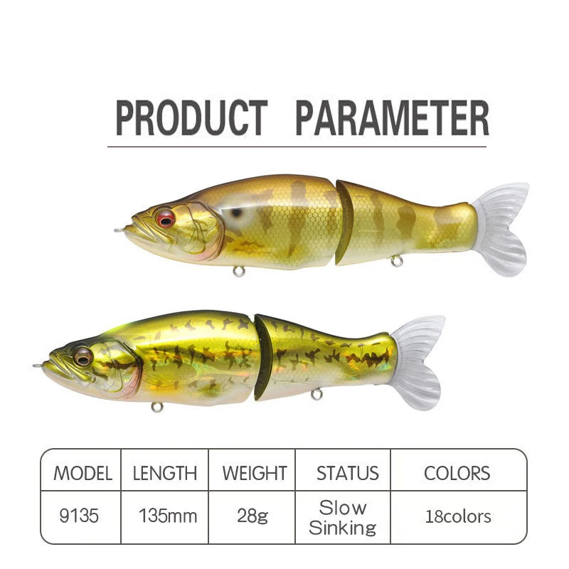 Swimbait Fishing Lure 135mm 31 - Fishing Lure Popper のレビューと価格