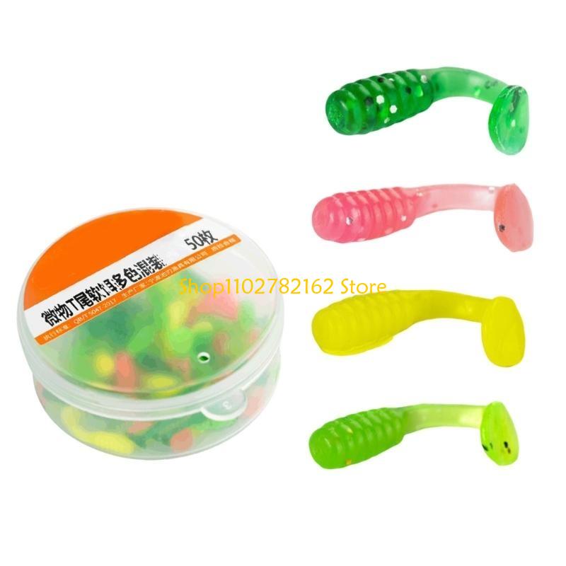 547B 50Pcs Artificial Baits Fi - Fishing Lure Swimbait のレビューと価格