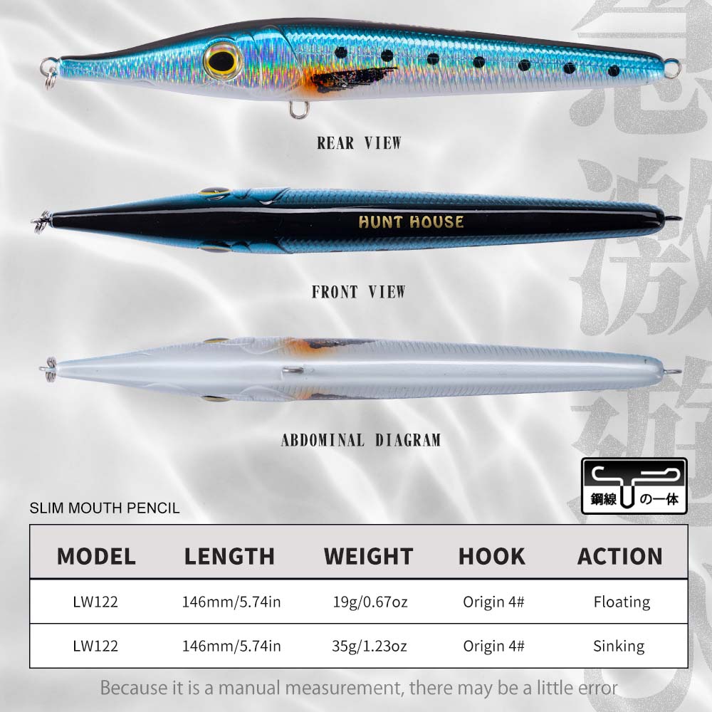 Hunthouse Needle Zargana 146mm - Fishing Lure Buzzbait のレビューと価格