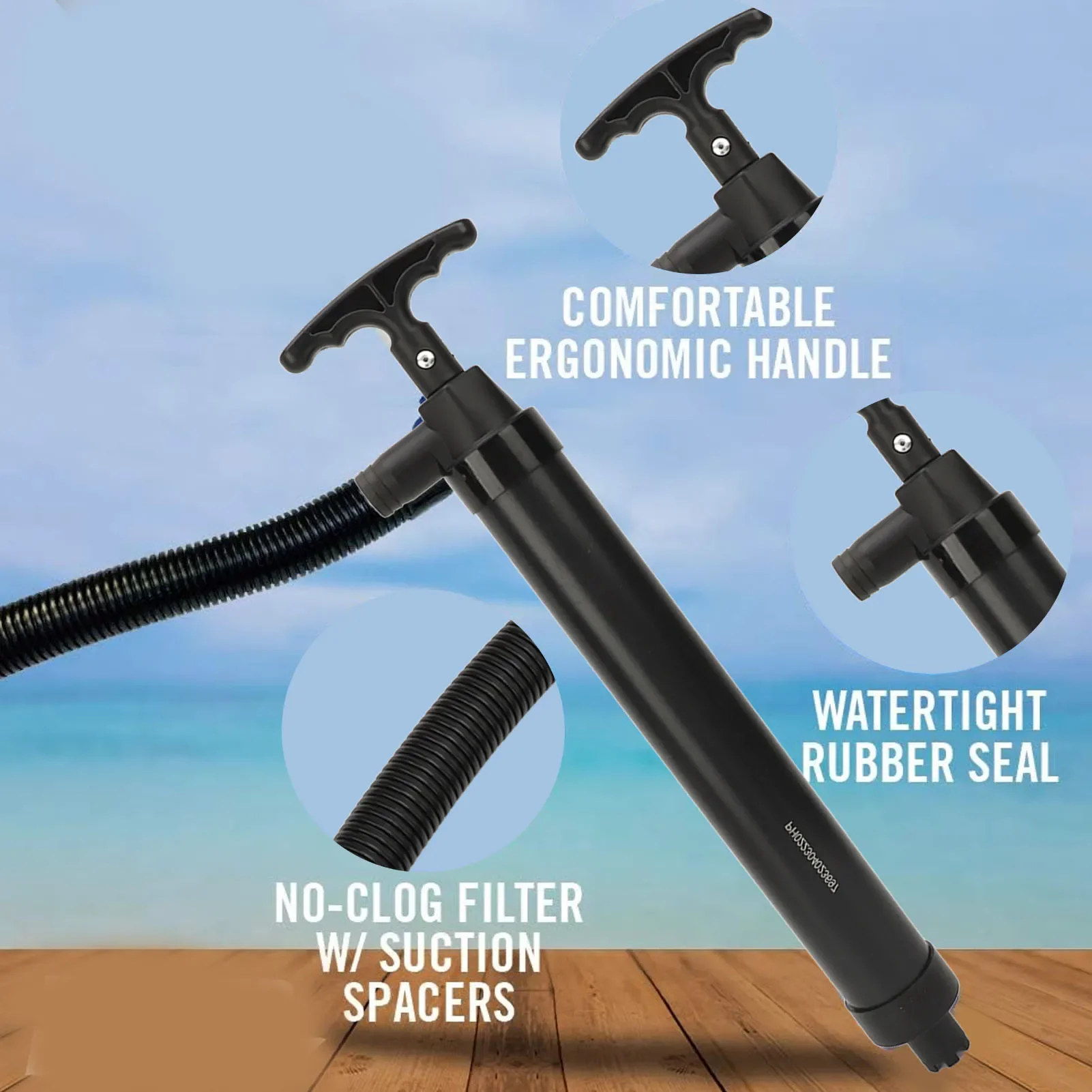 Manual Bilge Pump With Hose Po - Fishing Boat Bilge Pump avis et prix