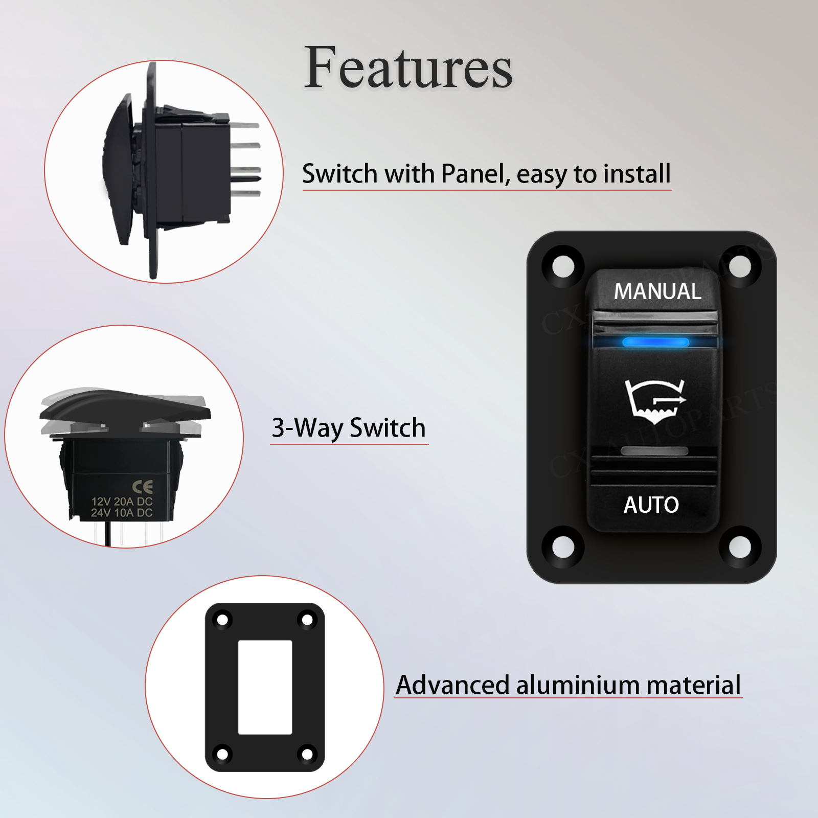 3 Way Bilge Pump Rocker Switch - Fishing Boat Bilge Pump avis et prix