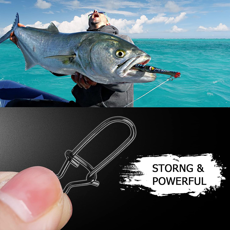 50Pcs Crankbait Snaps Stainles - Fishing Lure Crankbait のレビューと価格