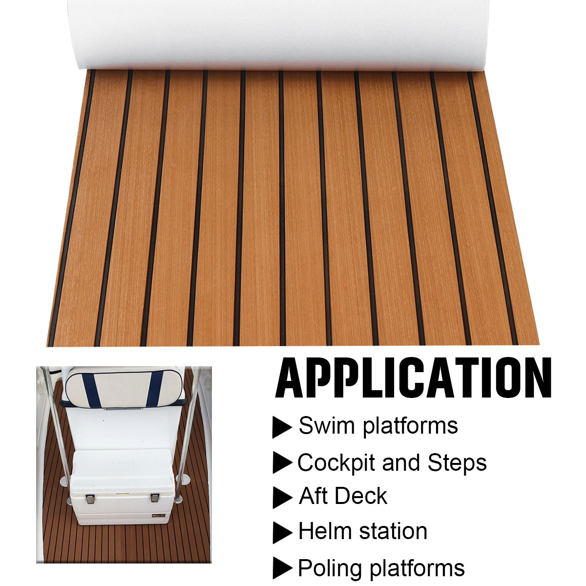 2400X600x6mm Self-Adhesive EVA - Fishing Boat Paddle avis et prix