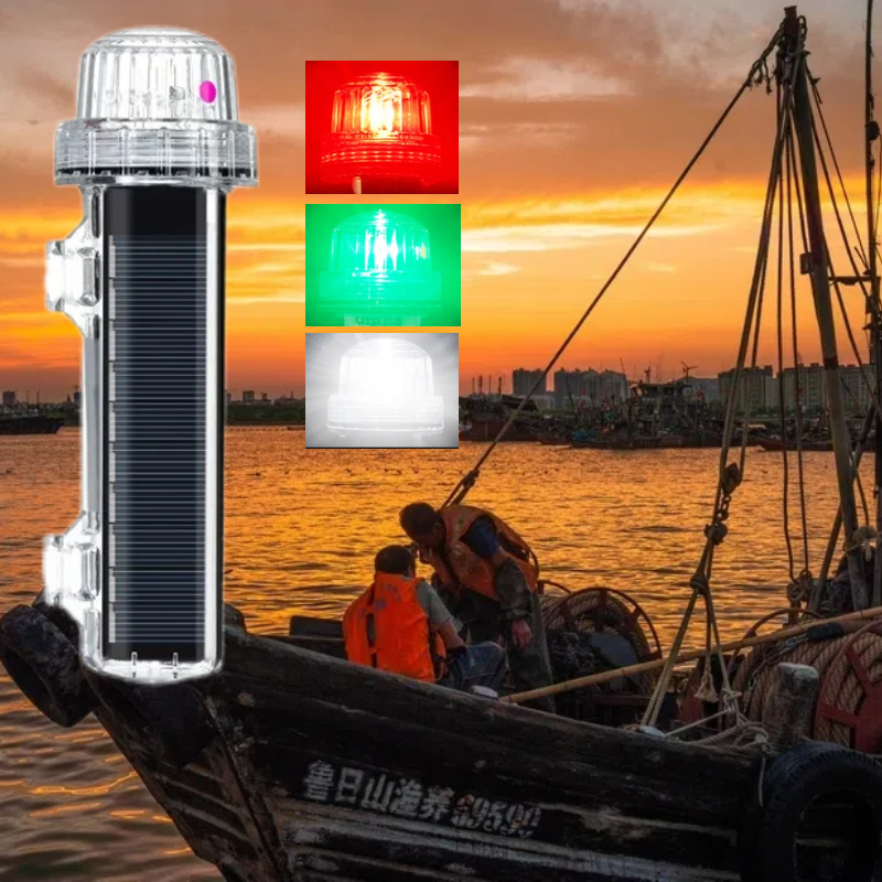[No flash] Solar boat signal l - Fishing Boat Navigation Light avis et prix