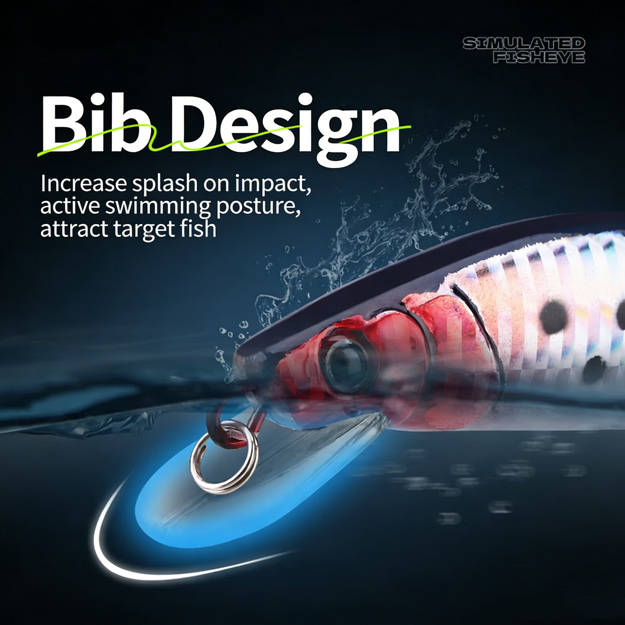Simulated Fishing Lures Bait E - Fishing Boat Navigation Light avis et prix