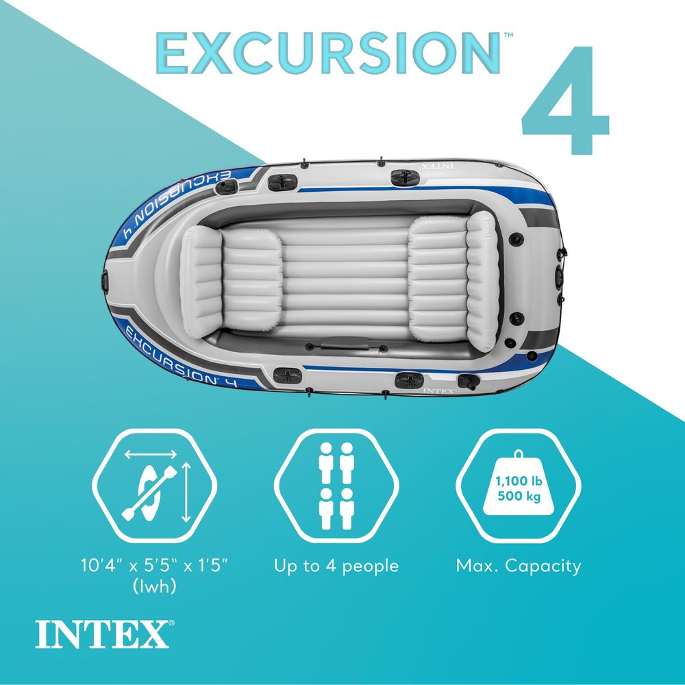 Excursion Inflatable Rafting F - Fishing Boat Oar avis et prix