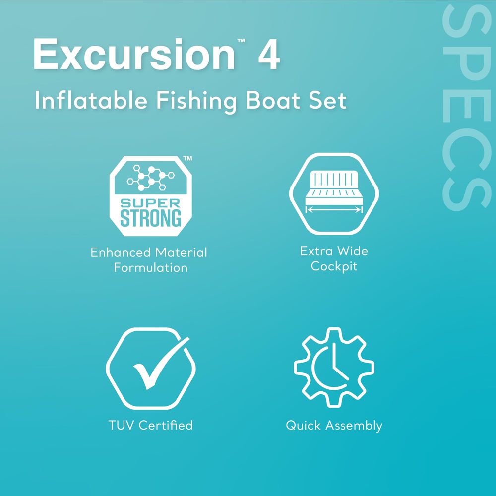 Excursion Inflatable Rafting F - Fishing Boat Oar avis et prix