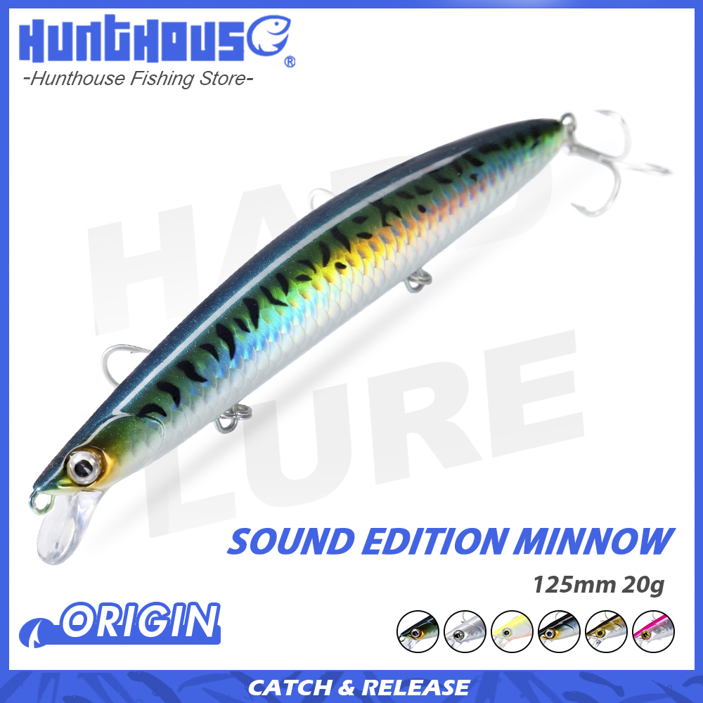 Hunthouse Sound Edition Minnow - Fishing Lure Jerkbait のレビューと価格