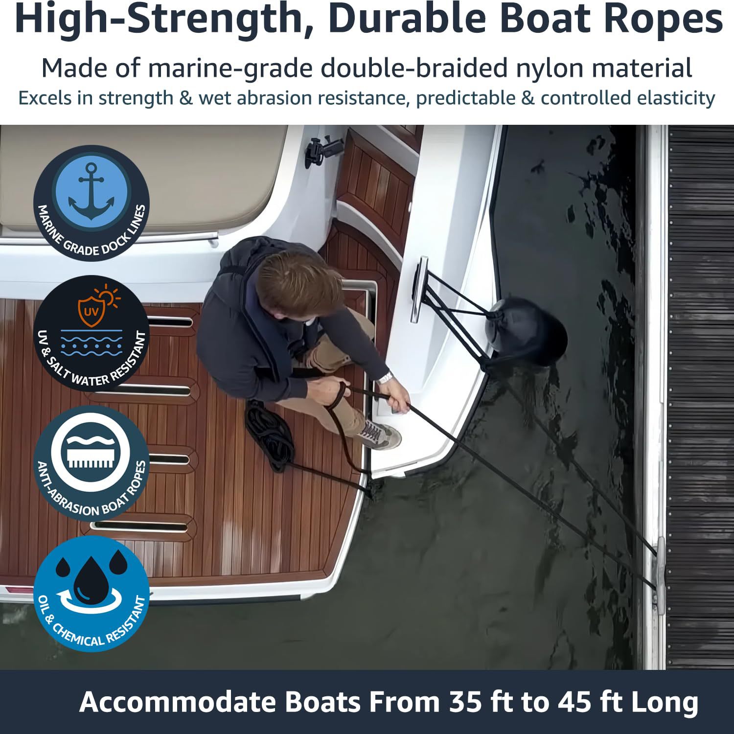 Marine Dock Rope Nylon Docking - Fishing Boat Anchor avis et prix