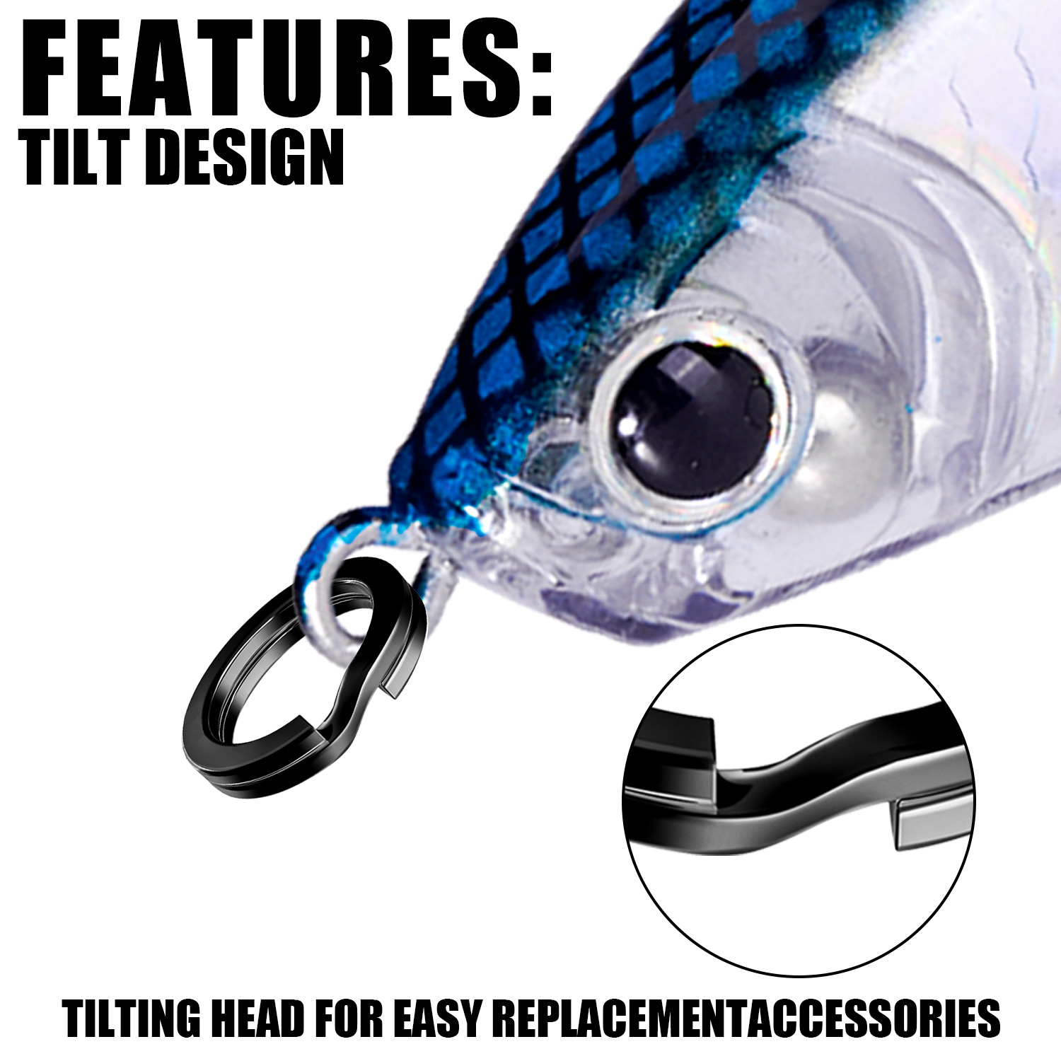 100pcs Fishing Split Rings Sta - Fishing Lure Making Kit のレビューと価格