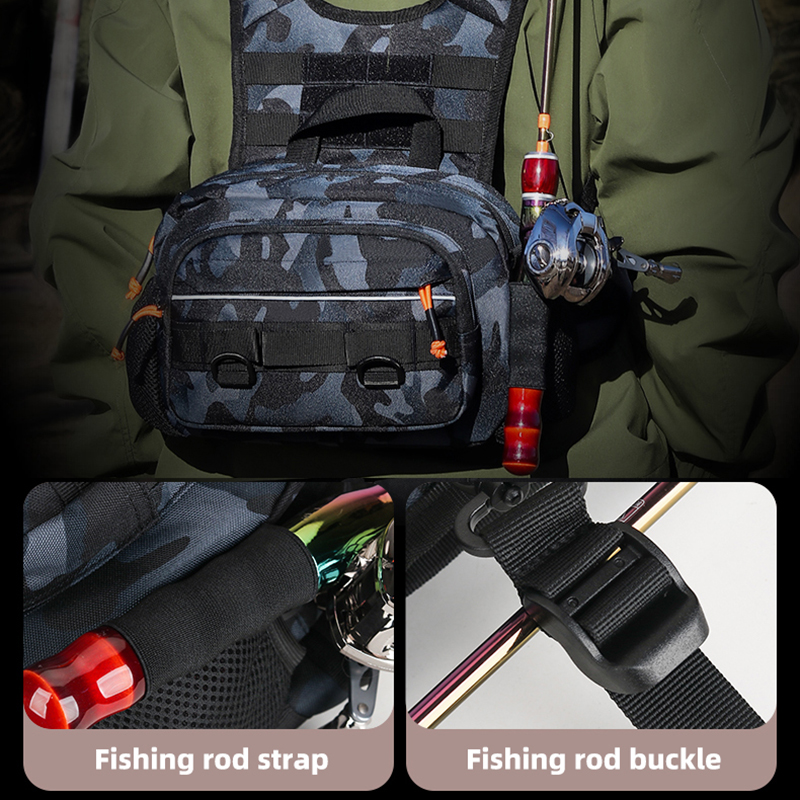 Men Chest Bag Tactical Fishing - Fishing Lure Box のレビューと価格