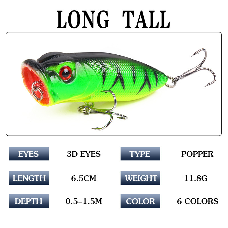 6pcs 6colors（opp bag）/5pcs 5co - Fishing Lure Topwater のレビューと価格