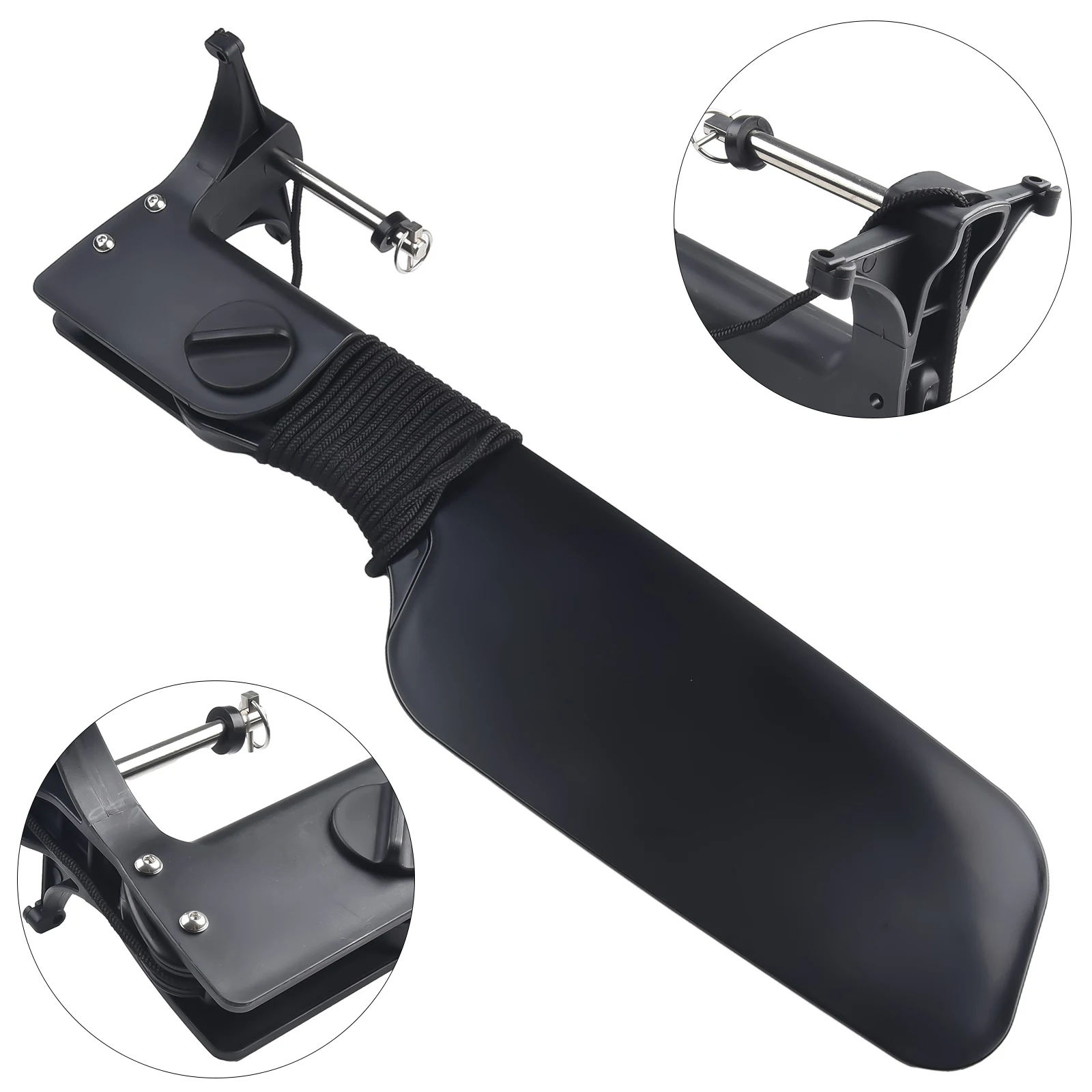 For Kayak Big Tail Rudder with - Fishing Boat Steering Wheel avis et prix