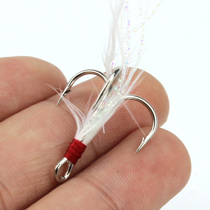 5pcs 4#6#Tied hair three ancho - Fishing Boat Anchor avis et prix